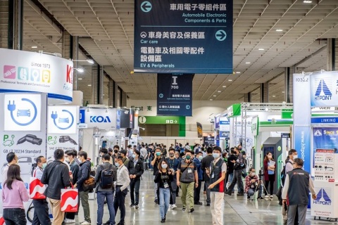 台湾台北摩托车展览会展会现场图片