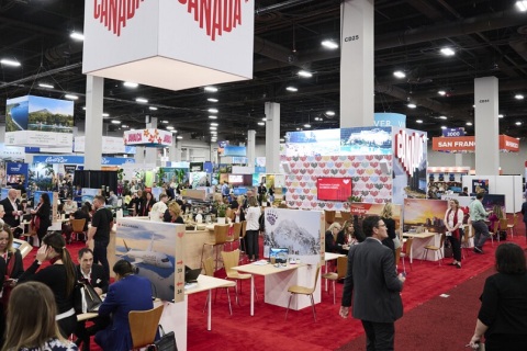 加拿大世界旅游博览会展会现场图片
