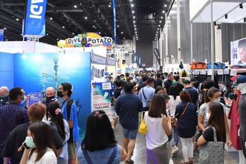 泰国曼谷户外用品展览会展会现场图片