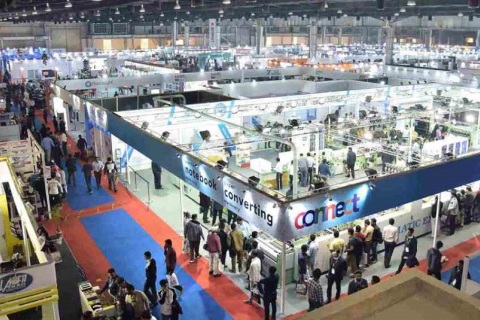 印度包装及标签印刷展览会展会现场图片