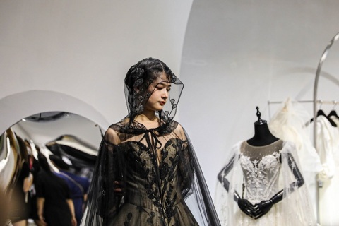 上海国际婚纱礼服展览会展会现场图片