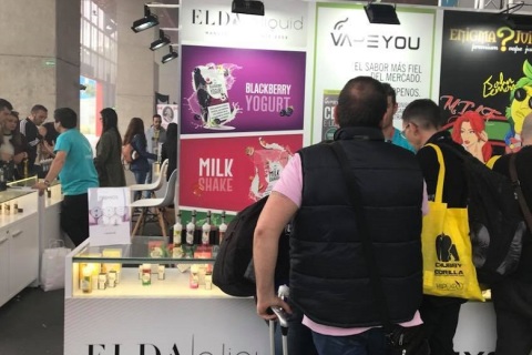 西班牙马德里电子烟展览会展会现场图片