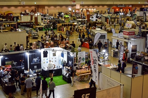 日本东京户外用品、露营生活展览会展会现场图片
