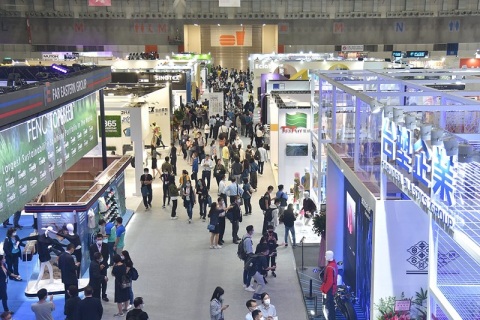 台湾纺织面料展展会现场图片