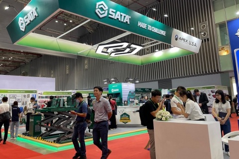 越南胡志明五金工具展览会展会现场图片