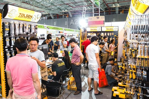越南胡志明五金工具展览会展会现场图片