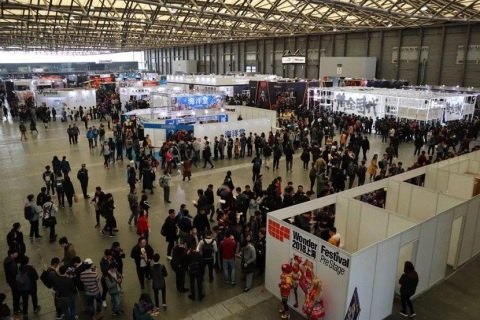 上海潮流手办展览会wf展会现场图片