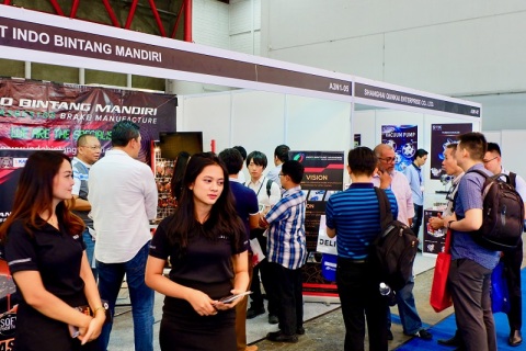 印尼雅加达汽车配件展览会展会现场图片