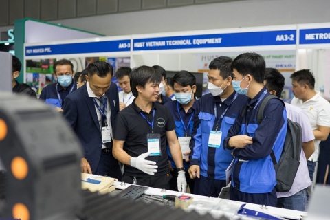 越南胡志明机床及金属加工展览会展会现场图片
