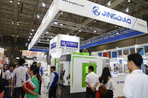 越南胡志明机床及金属加工展览会展会现场图片