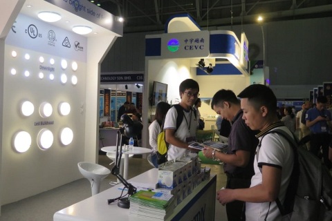 越南胡志明LED照明展览会展会现场图片