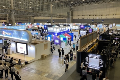 日本东京互联网媒体展览会展会现场图片