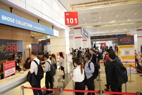 泰国亚太铁路及轨道交通展览会展会现场图片