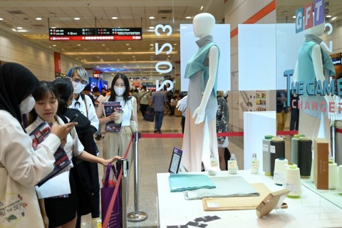 泰国曼谷纺织服装展览会展会现场图片
