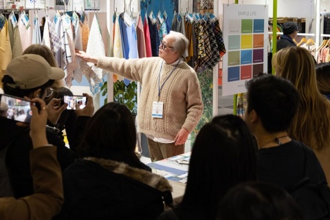 美国纽约纱线针织品展览会展会现场图片