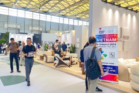 越南胡志明家具展览会展会现场图片