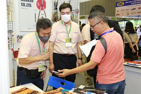 越南胡志明贸易展览会展会现场图片