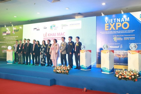 越南胡志明贸易展览会展会现场图片