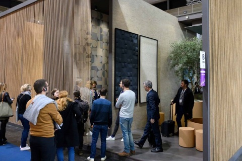 中东迪拜地面铺装、地板展览会展会现场图片