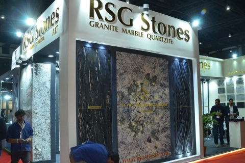 印度斋普尔石材展览会展会现场图片