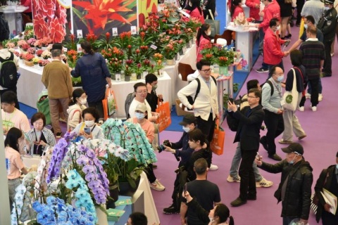 中国(上海)国际花卉园艺展览会展会现场图片