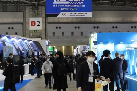 日本大阪电子元器件材料及生产设备展览会展会现场图片