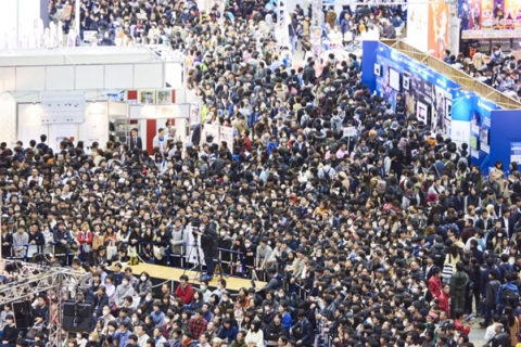日本大阪动漫展览会展会现场图片