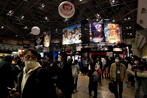 日本大阪动漫展览会展会现场图片