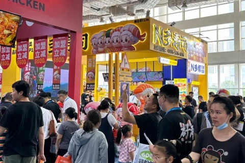 山东济南国际连锁加盟展览会展会现场图片